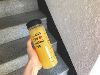 장수농가 리얼깔라만시 원샷 50ml 10팩+보틀 — 5점을 준 리뷰어가 2019년 5월 올린 사용 사진