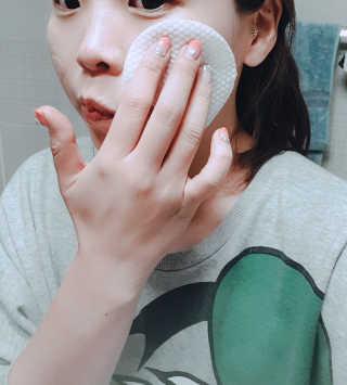 미플레이 진짜 티트리 토너 패드 — 4.5점을 준 리뷰어가 2018년 11월 올린 사용 사진