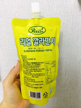 장수농가 리얼깔라만시 — 5점을 준 리뷰어가 2018년 6월 올린 사용 사진