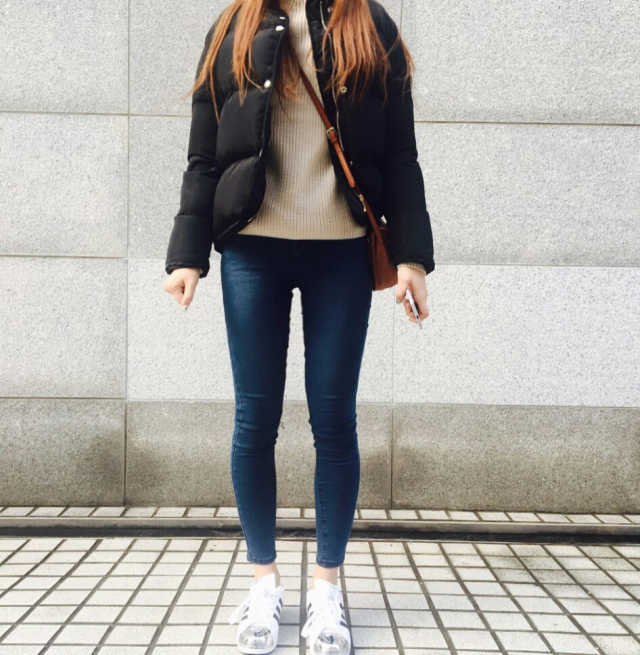 마법 반밴딩 데님 팬츠 ver.102 리뷰 사진
