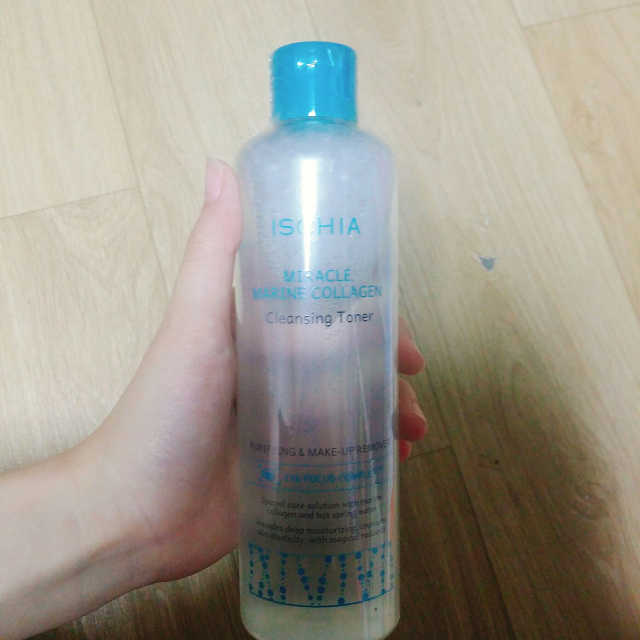 이스키아 미라클 마린콜라겐 클렌징 토너 리뷰 사진