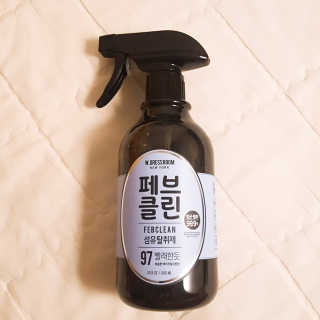 더블유드레스룸 페브클린 500ml — 5점을 준 리뷰어가 2018년 8월 올린 사용 사진