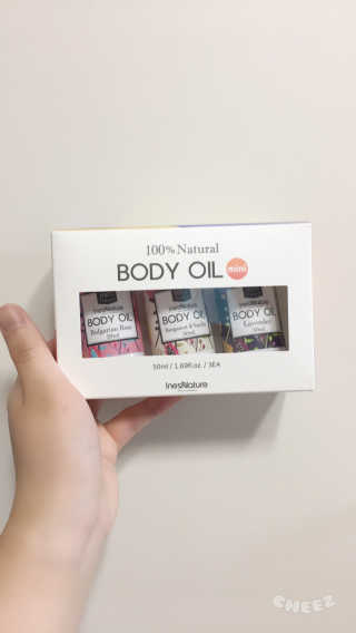 이네스네이쳐 천연 바디오일 미니 3종세트 50ml — 4.17점을 준 리뷰어가 2018년 6월 올린 사용 사진