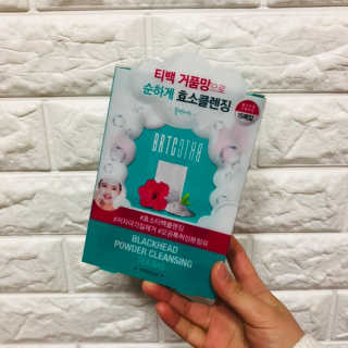 비알티씨 V10 파우더 클렌징 티백 2종 — 5점을 준 리뷰어가 2019년 2월 올린 사용 사진