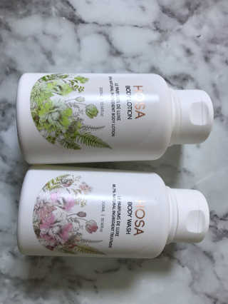 HOSA BODY WASH+BODY LOTION — 5점을 준 리뷰어가 2018년 3월 올린 사용 사진