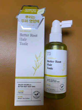 달리프 클로렐라 베러 루트 헤어토닉 100ml — 5점을 준 리뷰어가 2020년 3월 올린 사용 사진