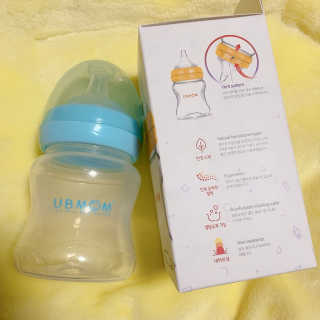유비맘 신생아젖병 120ml 트리플팩_ 젖꼭지 포함 — 5점을 준 리뷰어가 2020년 2월 올린 사용 사진