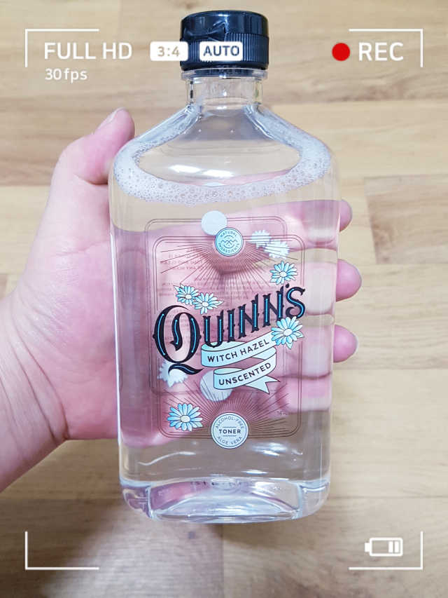 큐인스 위치하젤토너 리뷰 사진