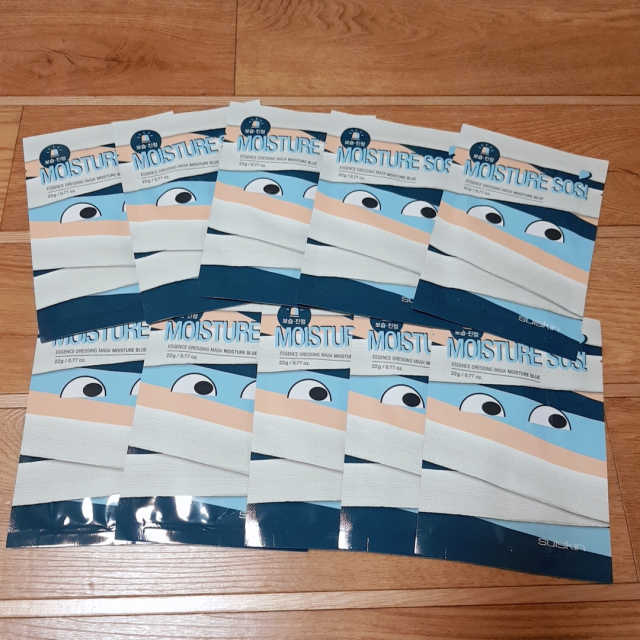 스위스킨-에센스 드레싱 마스크 모이스처 블루 리뷰 사진