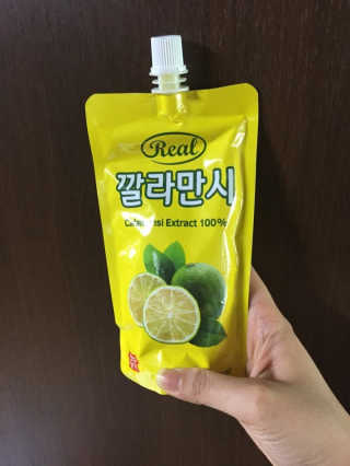 장수농가 리얼깔라만시 — 4점을 준 리뷰어가 2018년 4월 올린 사용 사진