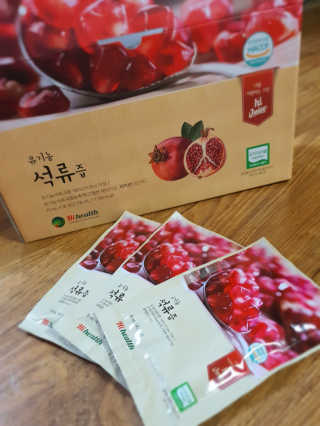 [하이헬스] 정말 진하고 맛있는 유기농 석류즙 30포 — 5점을 준 리뷰어가 2019년 11월 올린 사용 사진
