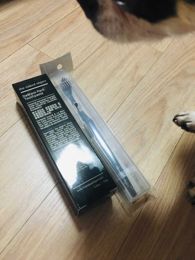 디블랙팩치약 디블랙칫솔 세트 리뷰 사진