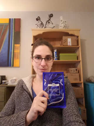 Pearl Collagen Velvet Mask 1 BOX by YVESOM — 3점을 준 리뷰어가 2019년 3월 올린 사용 사진