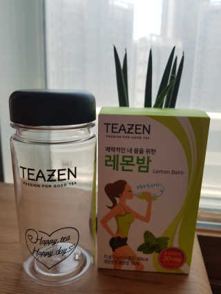 티젠 레몬밤 + 마이보틀 — 2.33점을 준 리뷰어가 2018년 7월 올린 사용 사진