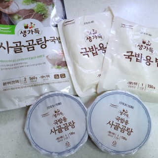 [풀무원] 사골곰탕국밥 황태해장국밥 — 5점을 준 리뷰어가 2018년 6월 올린 사용 사진