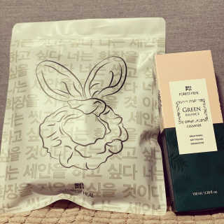 포레스트힐 그린 밸런스 클렌져 100ml + 토끼 헤어밴드 — 5점을 준 리뷰어가 2020년 1월 올린 사용 사진