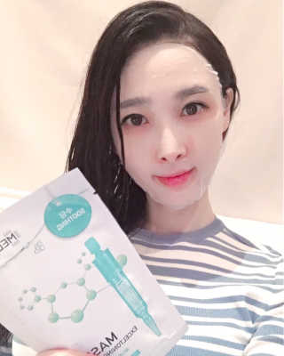 메디힐-마스킹 앰플 마스크 2종（1종 랜덤） — 3.5점을 준 리뷰어가 2019년 9월 올린 사용 사진