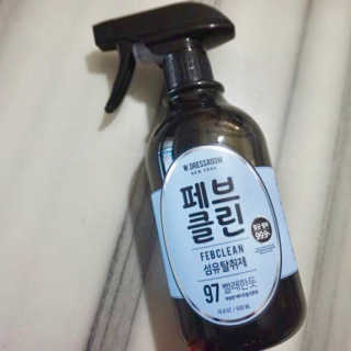 더블유드레스룸 페브클린 500ml — 5점을 준 리뷰어가 2018년 8월 올린 사용 사진