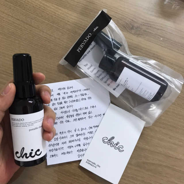 페르바도 산소계 살균소독제 칙, CHIC 60ml 리뷰 사진