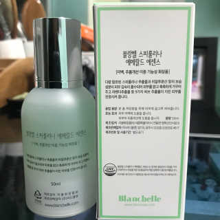 블랑벨 스피루리나 에메랄드 에센스 — 4점을 준 리뷰어가 2018년 3월 올린 사용 사진