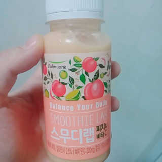 풀무원 스무디랩 피치&비타 — 5점을 준 리뷰어가 2017년 11월 올린 사용 사진
