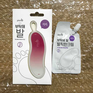 유어비 부탁해 발 부탁해 발 글라스 풋 파일 — 5점을 준 리뷰어가 2019년 4월 올린 사용 사진