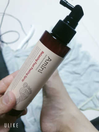 아미니 릴렉싱 풋 필링 스프레이 — 5점을 준 리뷰어가 2019년 4월 올린 사용 사진