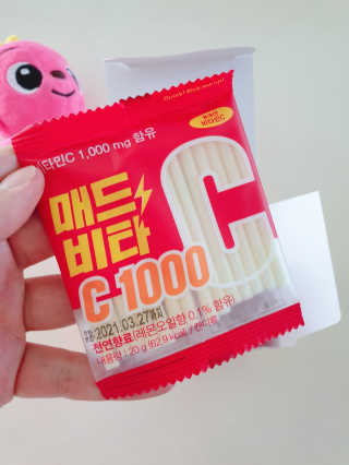 매드비타C 1000 — 4점을 준 리뷰어가 2019년 5월 올린 사용 사진