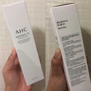 AHC 에이 에이치 씨 미니멀 10 워터리 에센스 — 5점을 준 리뷰어가 2018년 12월 올린 사용 사진