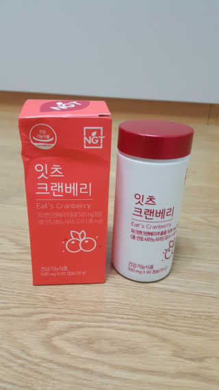 네츄럴굿띵스 잇츠 크랜베리 1병 30일분 — 5점을 준 리뷰어가 2019년 11월 올린 사용 사진