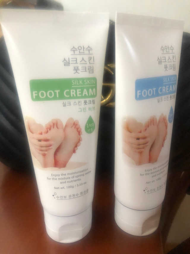 에네스티 수안수 실크스킨 풋크림 1+1 리뷰 사진