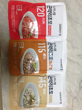 스키니랩 곤약리조또 3종 — 3점을 준 리뷰어가 2019년 3월 올린 사용 사진