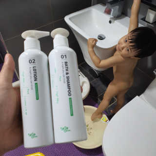 타가베이비 바스앤샴푸, 로션 — 4점을 준 리뷰어가 2020년 1월 올린 사용 사진