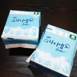 보타메디 마이아이엠 생리대 — 5점을 준 리뷰어가 2019년 1월 올린 사용 사진