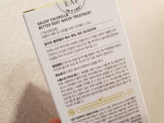 달리프 클로렐라 베러 루트 워터트리트먼트 200ml — 4.17점을 준 리뷰어가 2018년 12월 올린 사용 사진