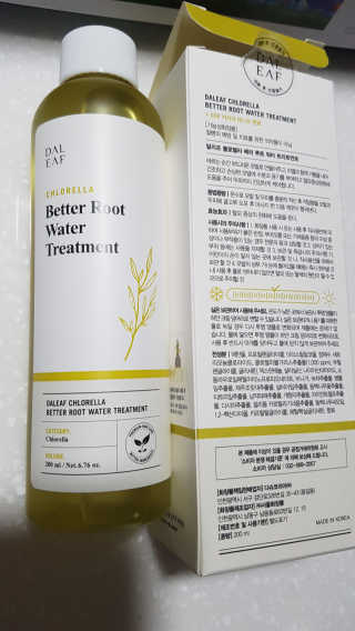 달리프 클로렐라 베러 루트 워터트리트먼트 200ml — 5점을 준 리뷰어가 2019년 8월 올린 사용 사진