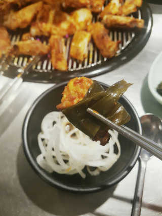 [서울숯불닭갈비] 닭갈비 세트메뉴 — 5점을 준 리뷰어가 2018년 8월 올린 사용 사진