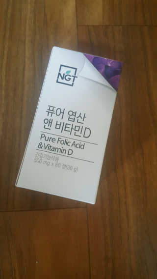 네츄럴굿띵스 퓨어 락토 철분 60일분 — 5점을 준 리뷰어가 2018년 2월 올린 사용 사진