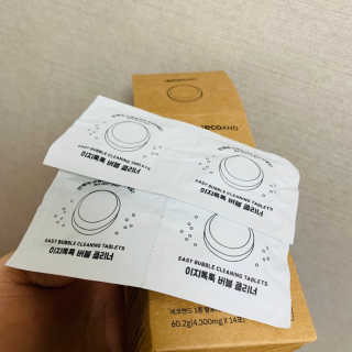 [에코앤드]이지톡톡 버블클리너 1종세척제 — 5점을 준 리뷰어가 2019년 7월 올린 사용 사진