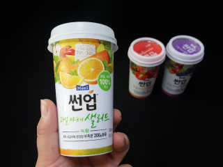 과일야채샐러드 썬업 과일야채 샐러드 3종 — 5점을 준 리뷰어가 2018년 7월 올린 사용 사진