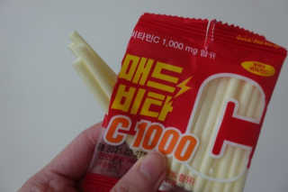 매드비타C 1000 — 5점을 준 리뷰어가 2019년 4월 올린 사용 사진