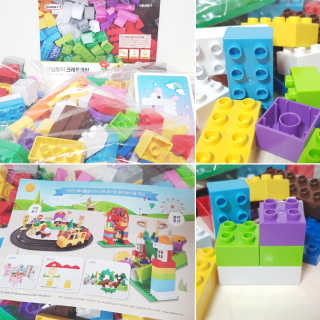 햇님토이 크레용 블럭, 비비드 파스텔 색상 150PCS — 5점을 준 리뷰어가 2018년 10월 올린 사용 사진