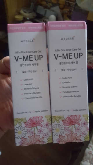 메디미 브이미업 올인원 이너케어젤 3개입 X 2 — 5점을 준 리뷰어가 2018년 10월 올린 사용 사진