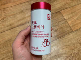 네츄럴굿띵스 잇츠 크랜베리 1병 30일분 — 3점을 준 리뷰어가 2019년 10월 올린 사용 사진