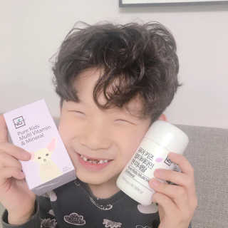 네츄럴굿띵스 퓨어 키즈 멀티비타민 앤 미네랄 30일분 — 2점을 준 리뷰어가 2019년 1월 올린 사용 사진