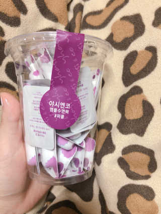 야시엔코 앰플수면팩 퍼플 — 5점을 준 리뷰어가 2018년 7월 올린 사용 사진
