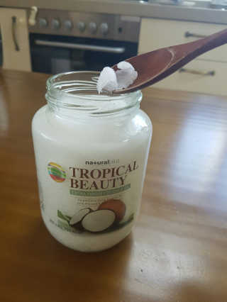 트로피칼뷰티 엑스트라버진 코코넛오일 450ml — 5점을 준 리뷰어가 2017년 2월 올린 사용 사진