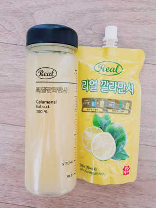 장수농가 리얼깔라만시 — 5점을 준 리뷰어가 2018년 6월 올린 사용 사진