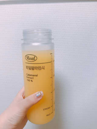 장수농가 리얼깔라만시 — 5점을 준 리뷰어가 2018년 6월 올린 사용 사진