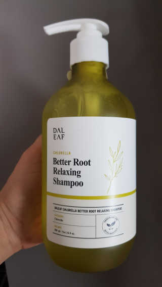 달리프 클로렐라 베러 루트 릴렉싱 샴푸 500ml — 5점을 준 리뷰어가 2020년 2월 올린 사용 사진
